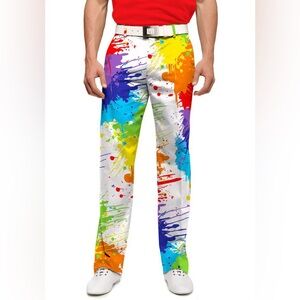 Loudmouth Paint Splatter Men’s Golf Pants
